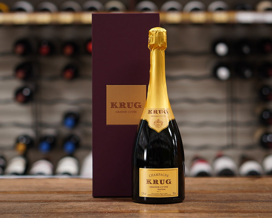 Champagne Krug Grande Cuvée 172ème Édition Gift Boxed.