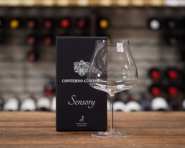Sensory Glass by Roberto Conterno. Handblown Universal Glass. Individually Gift Boxed.