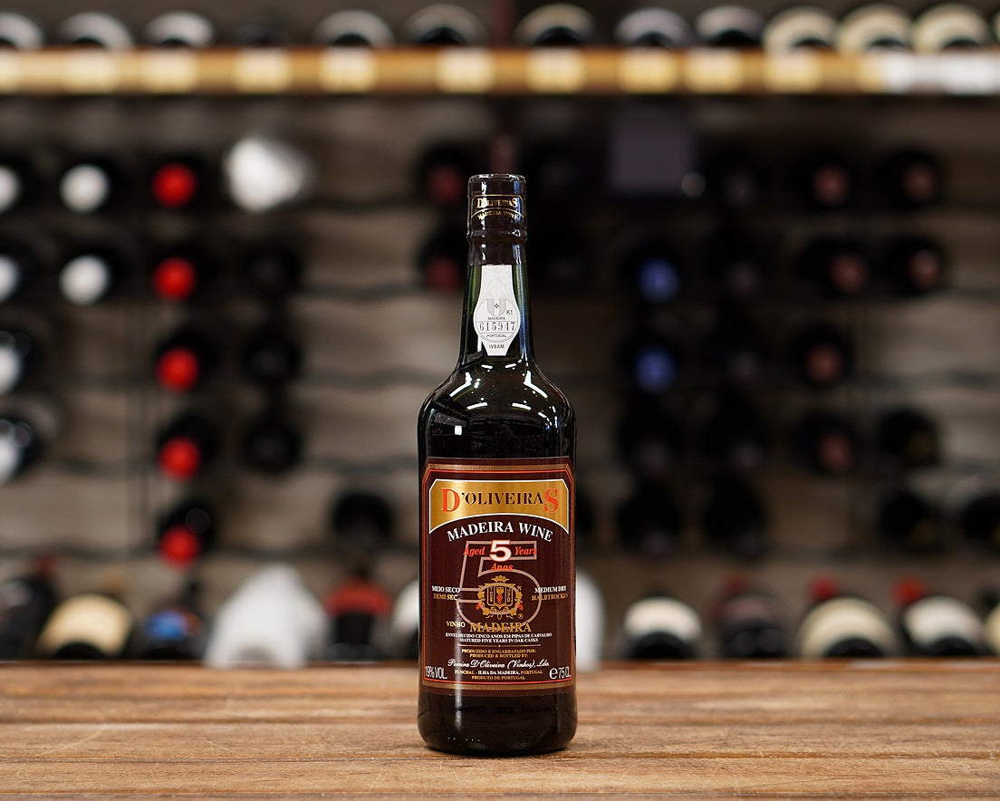 Pereira D'Oliveiras Madeira Medium Dry 5 Year Old Reserva Blend 750ml