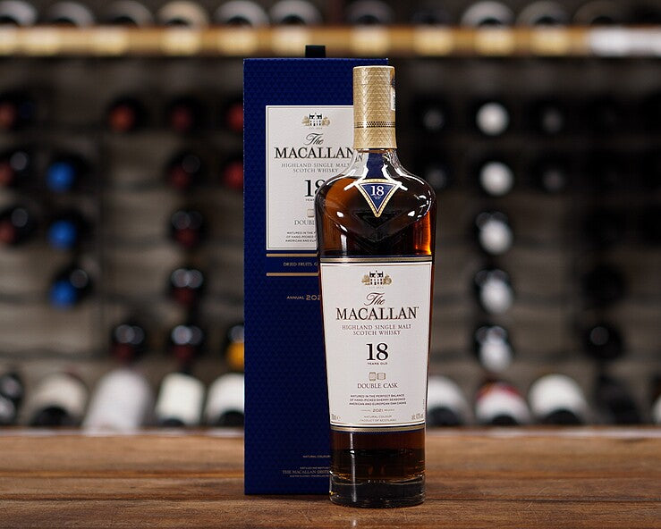 The Macallan Estate 18 Year Old Double Oak Cask Scotch Whisky 700mL