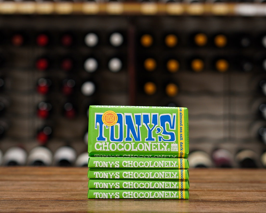 Tony's Chocolonely Dark Almond & Sea Salt 180g