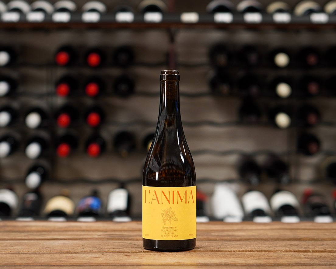 L'Anima 'Sobremesa' McLaren Vale Passvm Muscat Blanc à Petit Grains 2024 500ml