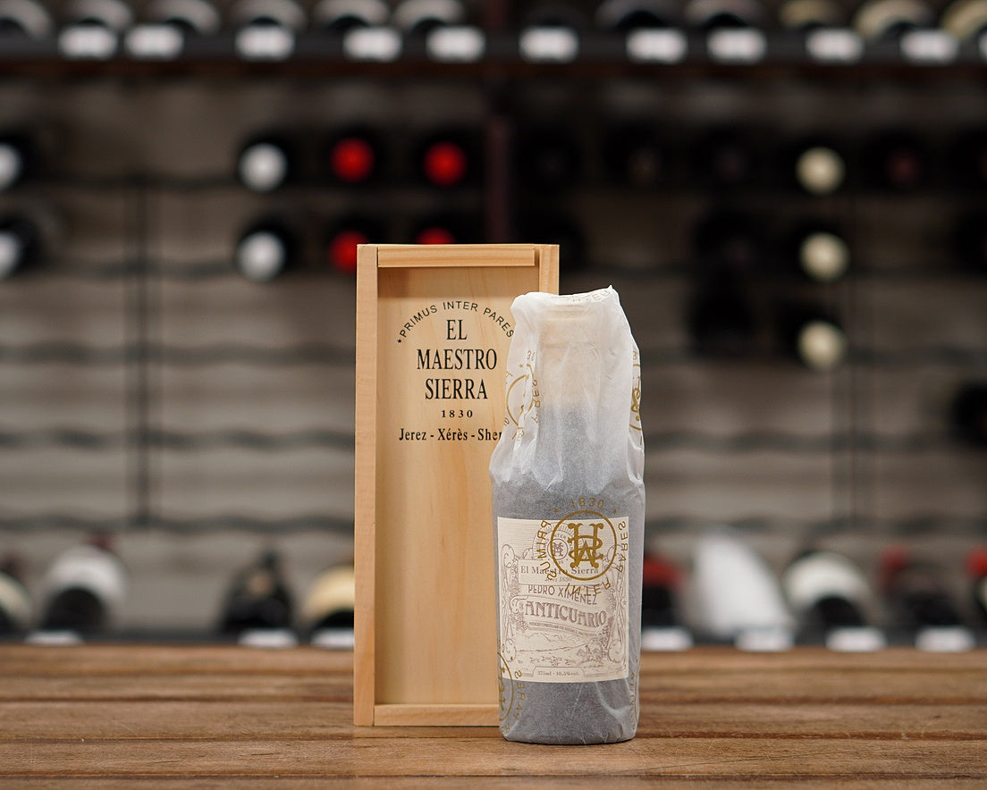 Bodegas El Maestro Sierra 'Anticuario' VORS Pedro Ximenez 375mL